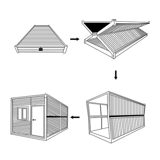Foldable en X - 20 Pies